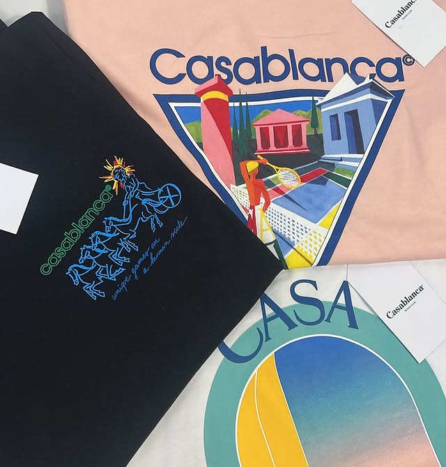 Casablanca Black Pentathlon T-Shirt